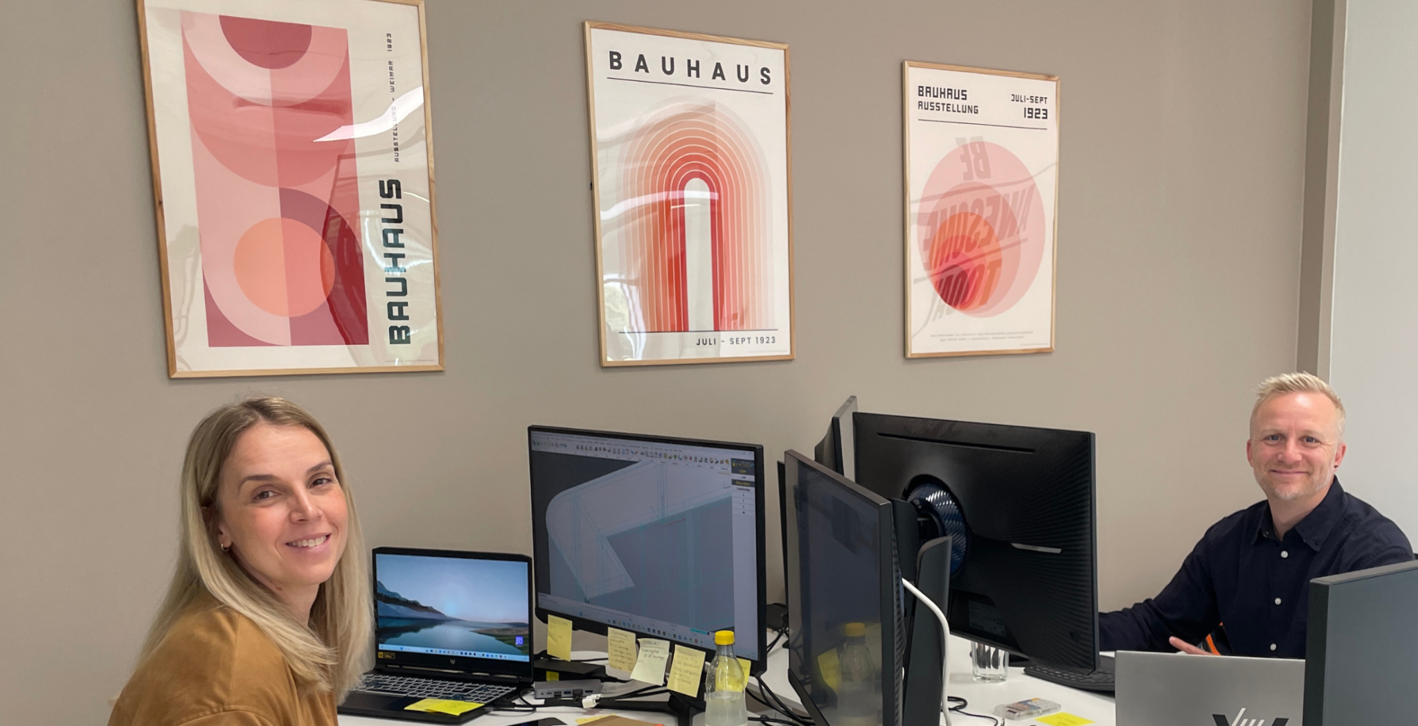 Design- og popcornhjerner / Camilla og Morten