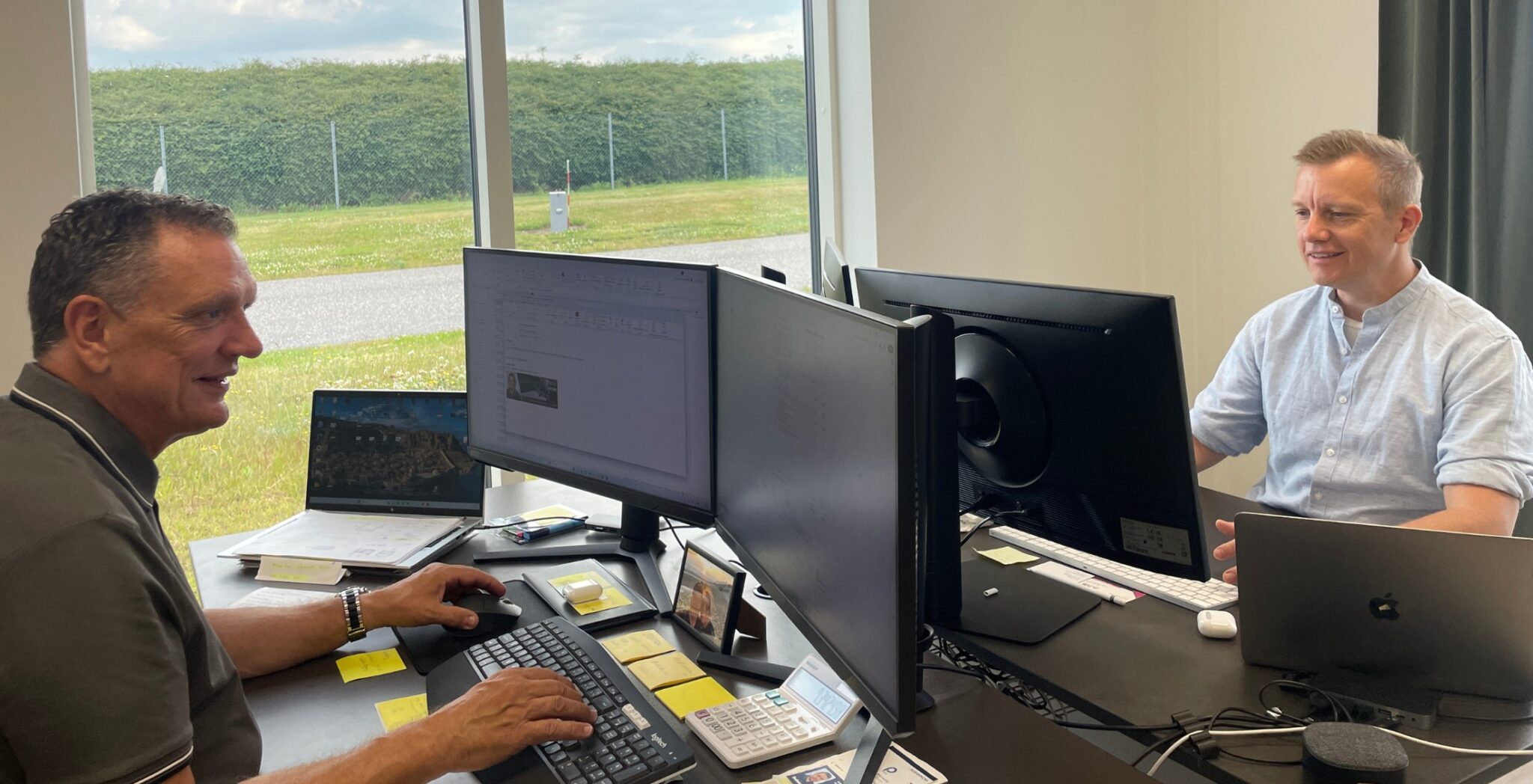 Salgs- og messe pinonerer / Jesper og Niels